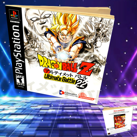 Dragonball Z Ultimate Battle 22 PS1 Custom Manual