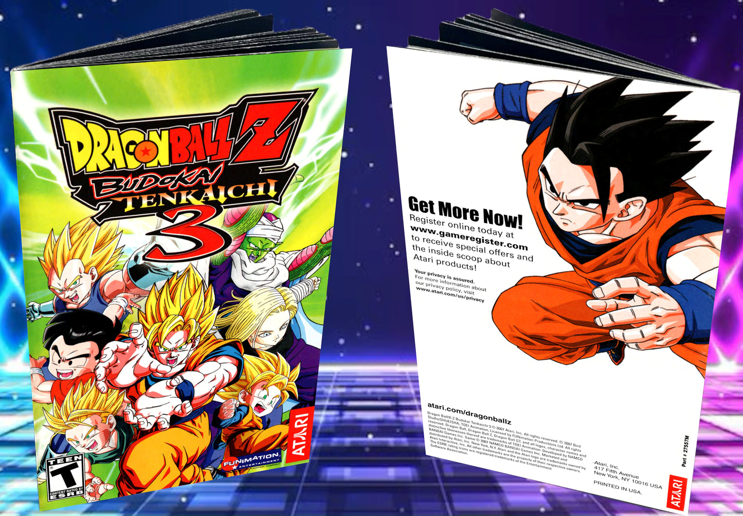 Dragonball Z Budokai Tenkaichi 3 PS2 Custom Manual
