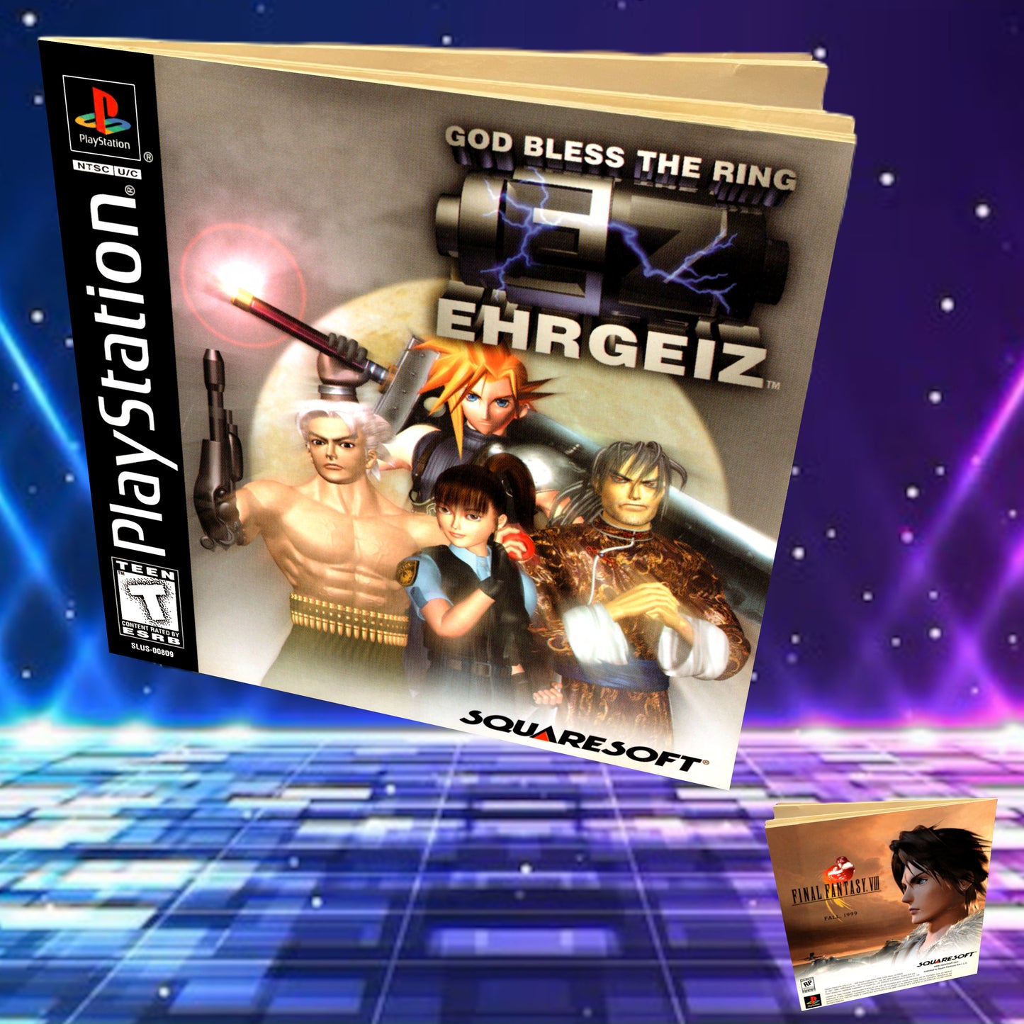 Ehrgeiz: God Bless the Ring PS1 Manual