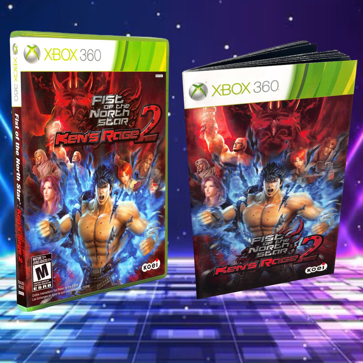 Fists of the Northstar 2 Cover Art + Manual for Xbox 360