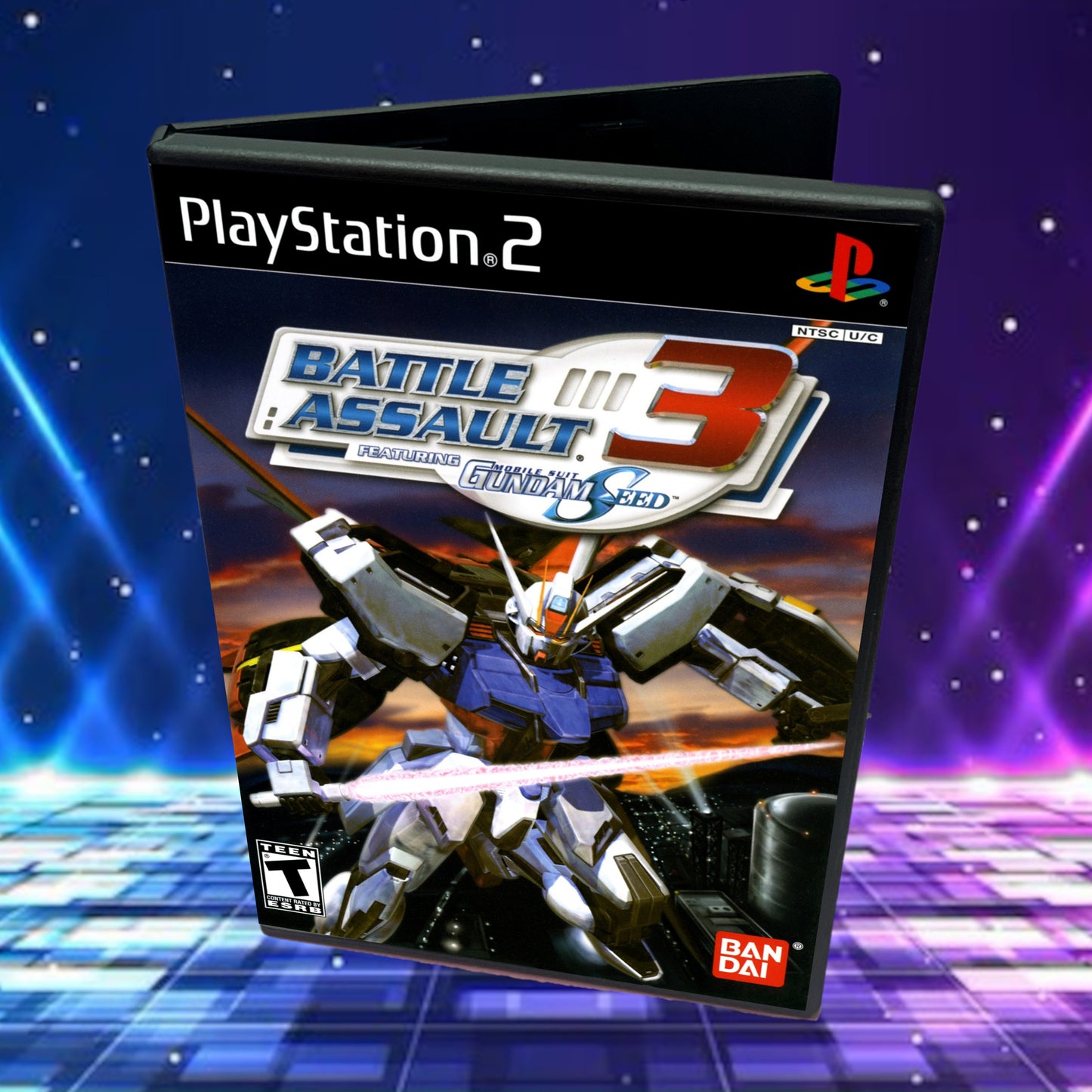 Battle Assualt 3 Featuring Gundam Seed Cover Art + Manual + PS2 Style Case
