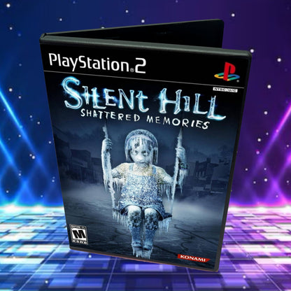Silent Hill Shattered Memories Cover Art + Manual + PS2 Style Case