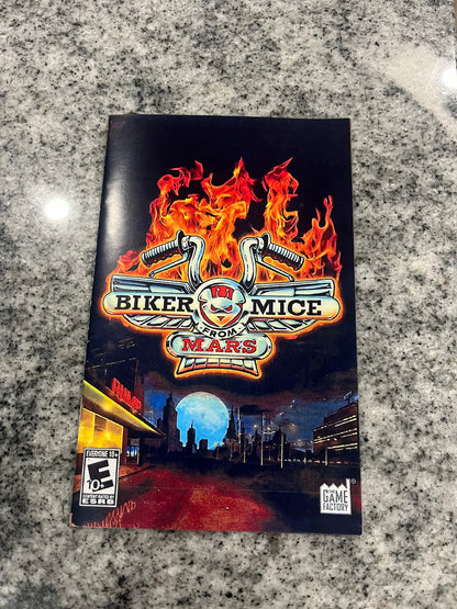 Biker Mice from Mars PS2 Custom Manual