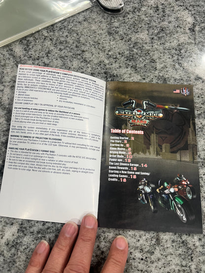 Biker Mice from Mars PS2 Custom Manual