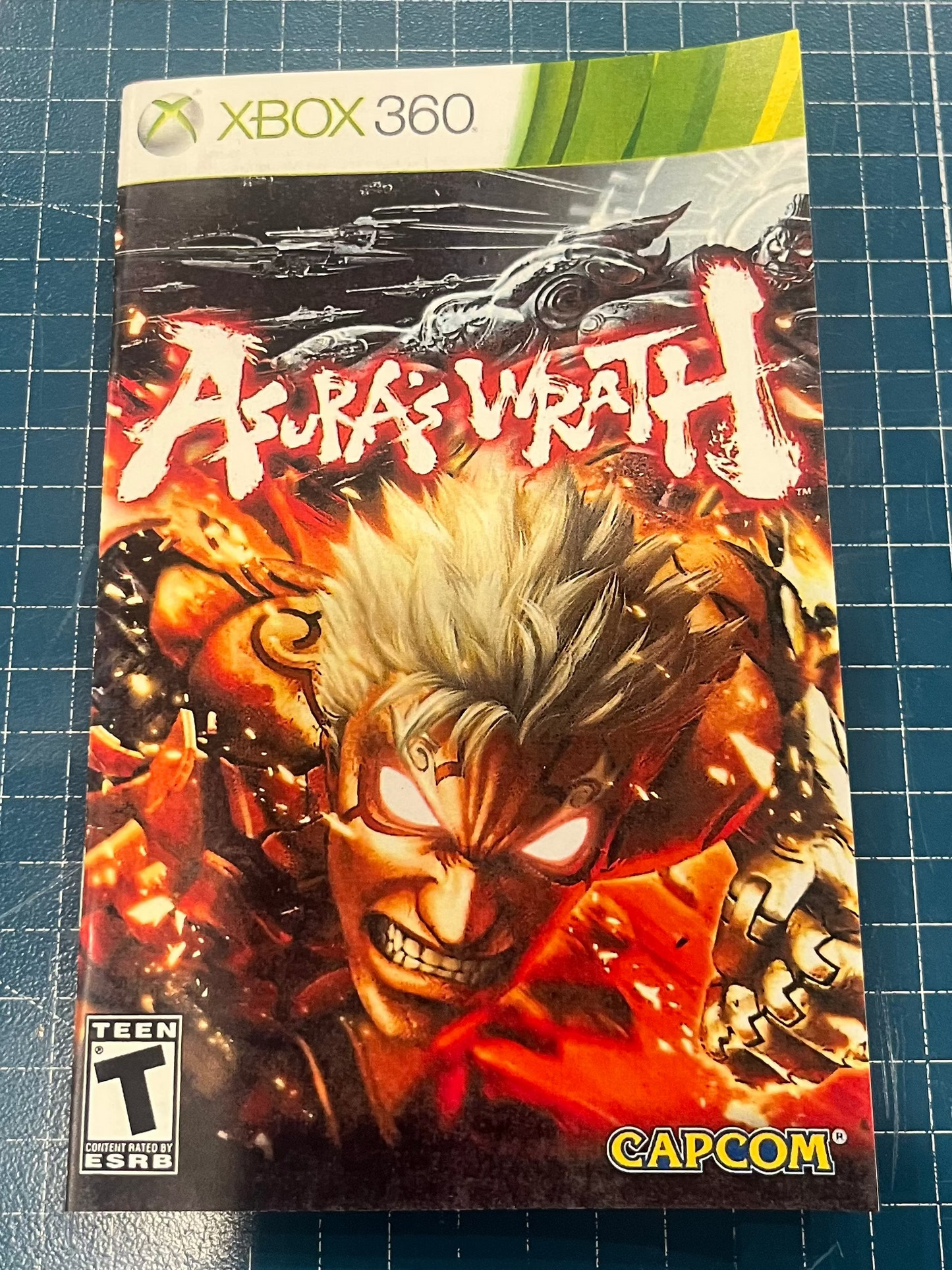 Asura's Wrath Xbox 360 Custom Manual