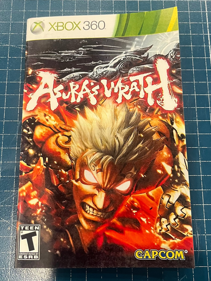 Asura's Wrath Xbox 360 Custom Manual