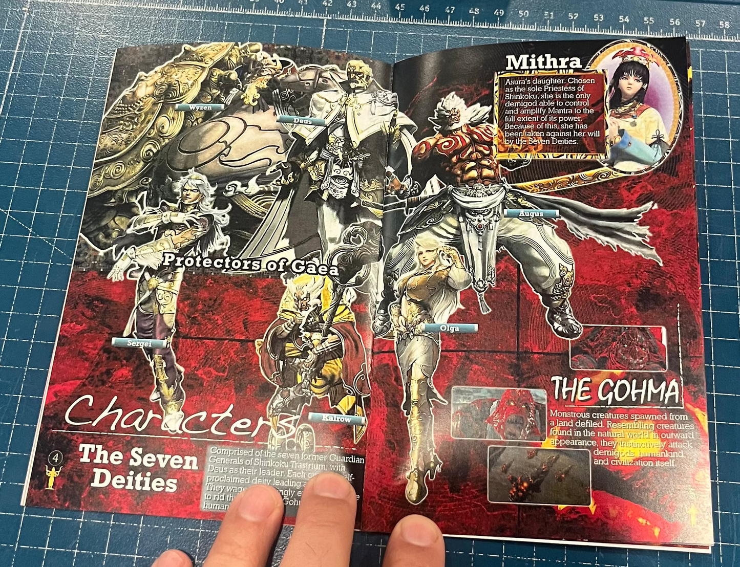 Asura's Wrath Xbox 360 Custom Manual