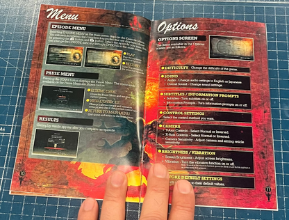 Asura's Wrath Xbox 360 Custom Manual