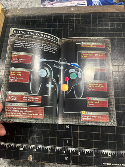 Zelda Twilight Princess GameCube custom manual