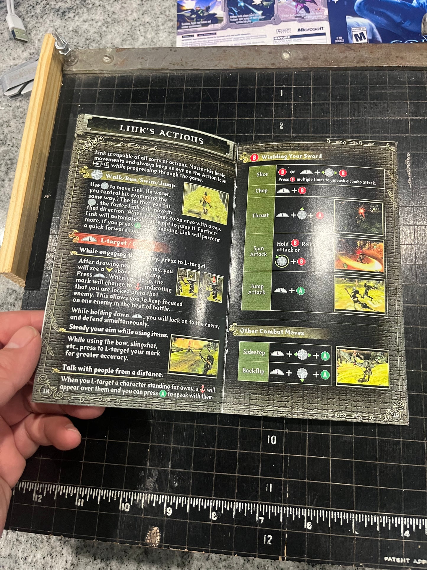 Zelda Twilight Princess GameCube custom manual