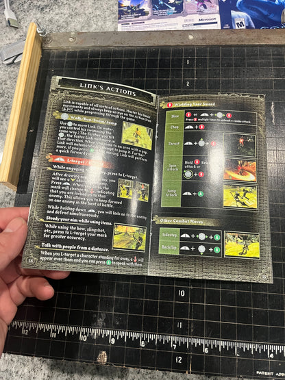 Zelda Twilight Princess GameCube custom manual