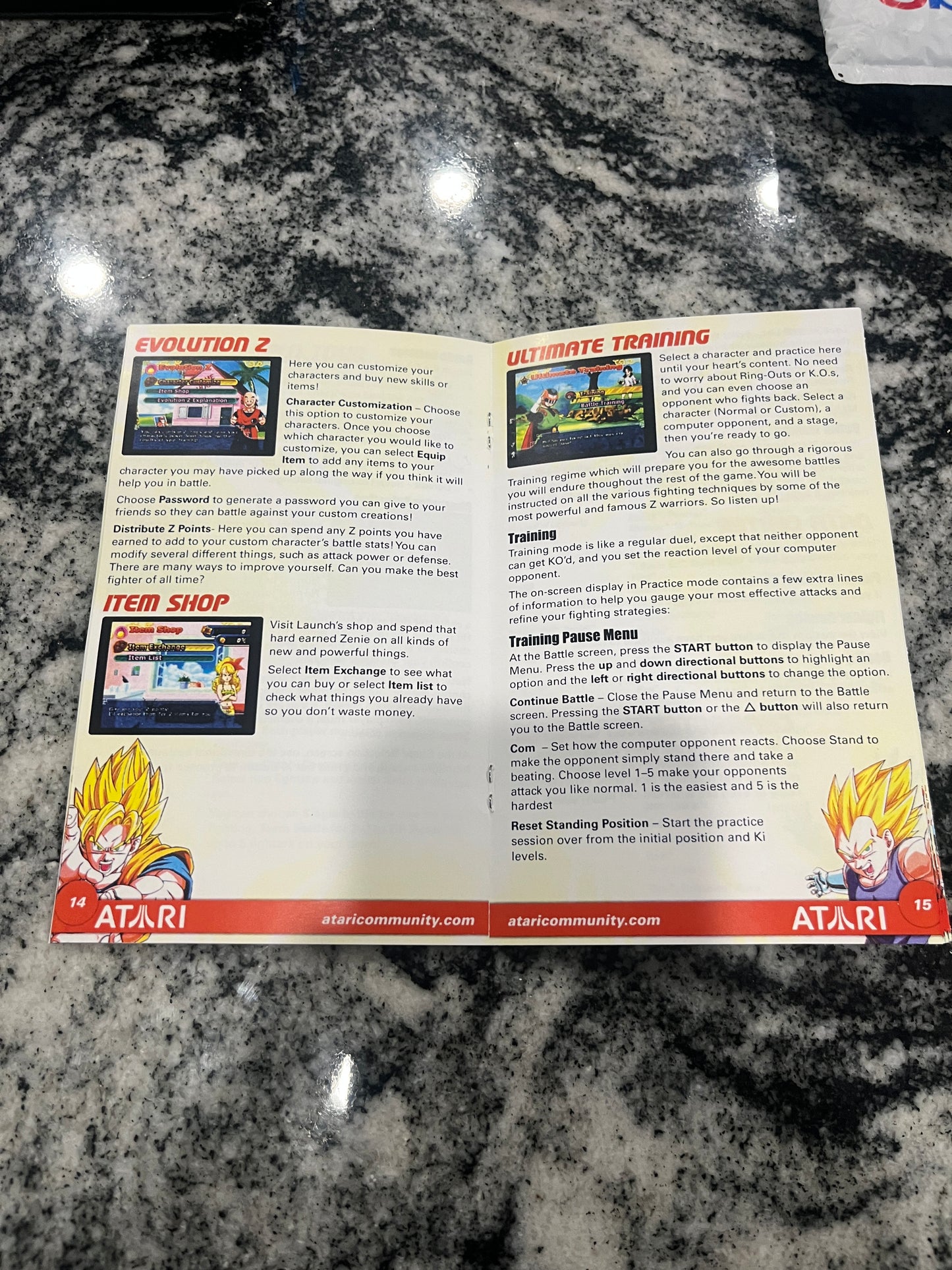 Dragonball Z Budokai Tenkaichi 3 PS2 Custom Manual