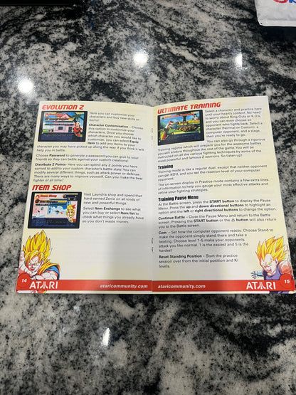 Dragonball Z Budokai Tenkaichi 3 PS2 Custom Manual