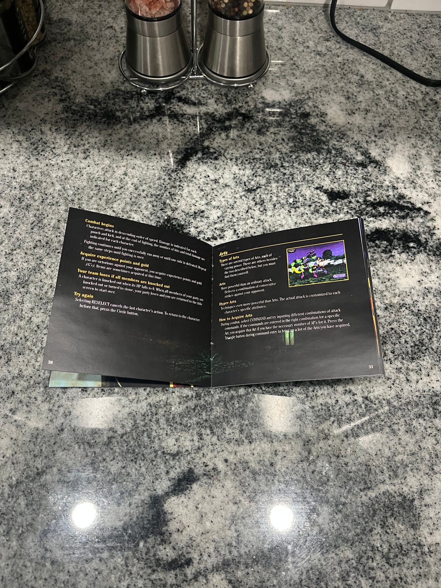Legend of Legaia PS1 Custom Manual