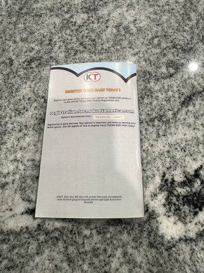 Fist of the North Star Ken's Rage Xbox 360 Custom Manual