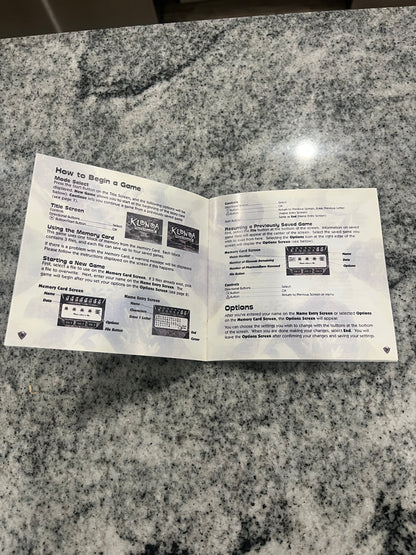 Klonoa Door to Phantomile PS1 Custom Manual