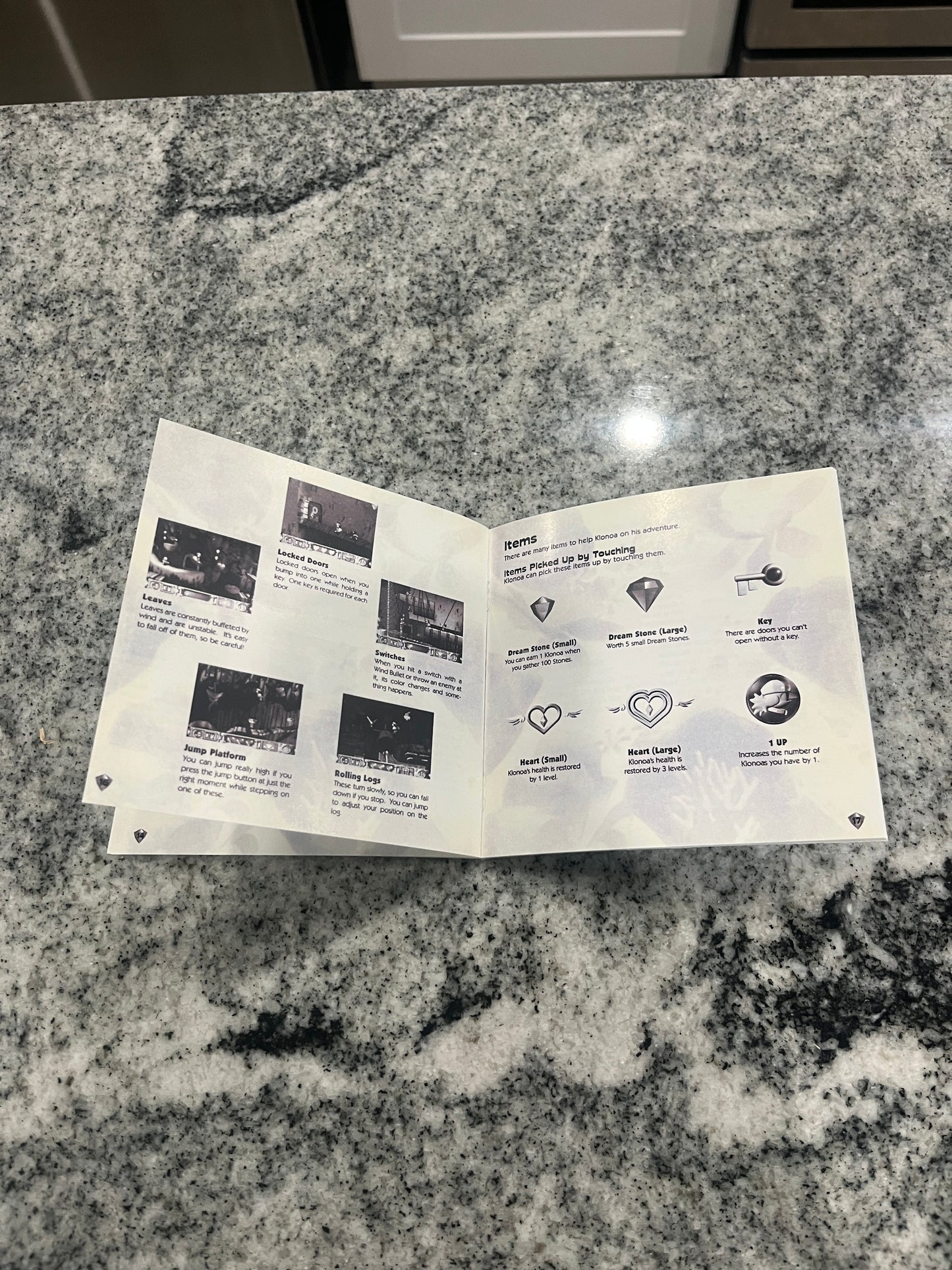 Klonoa Door to Phantomile PS1 Custom Manual