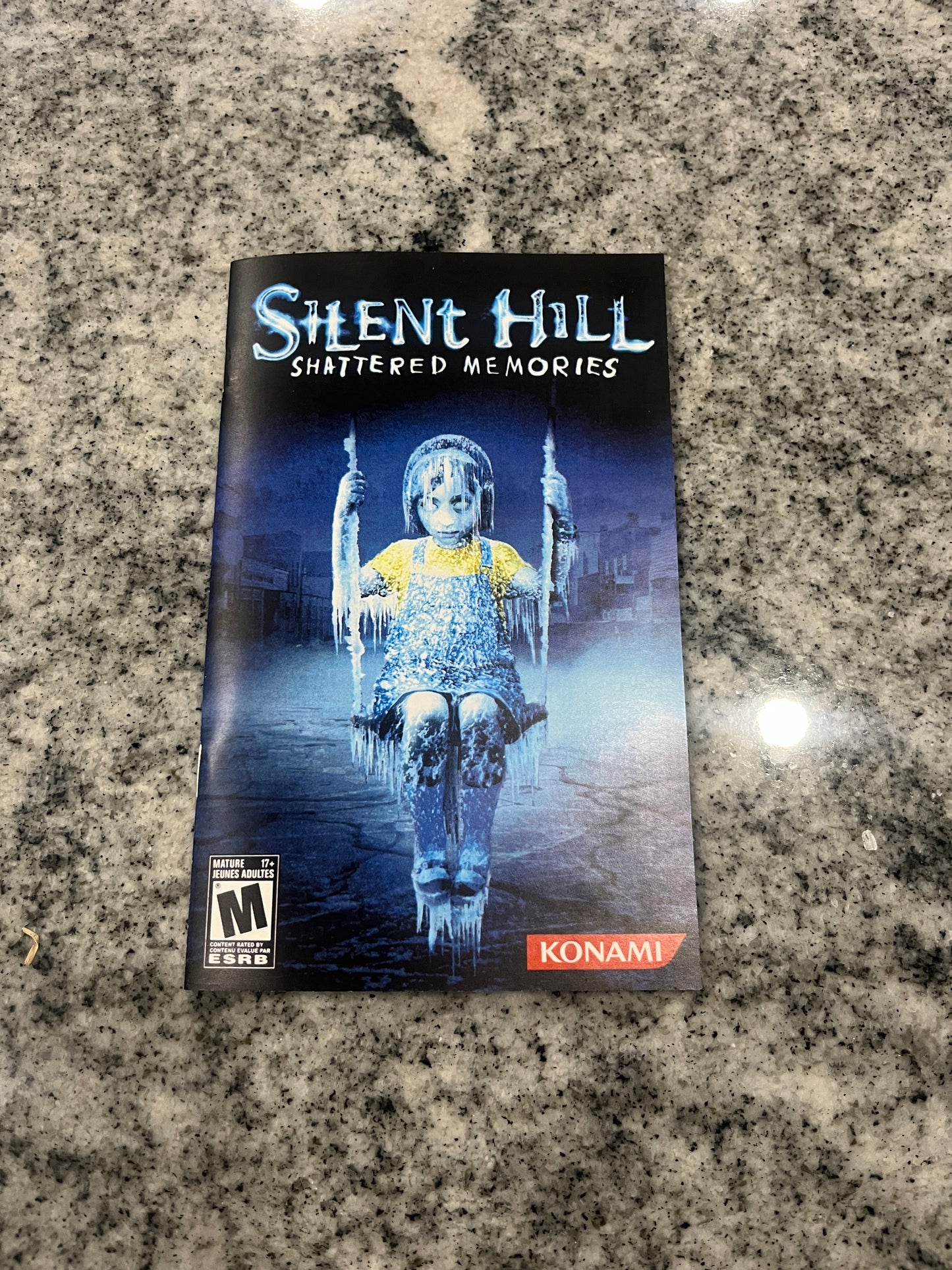 Silent Hill Shattered Memories PS2 Custom Manual