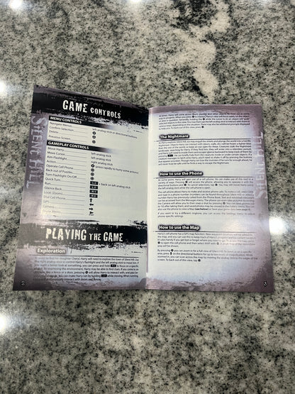 Silent Hill Shattered Memories PS2 Custom Manual