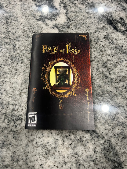 Rule of Rose PS2 Custom Manual