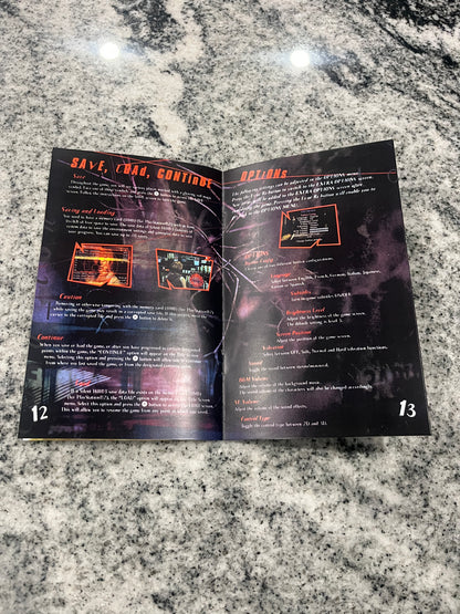 Silent Hill 3 PS2 Custom Manual