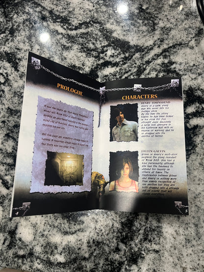 Silent Hill 4 The Room PS2 Custom Manual
