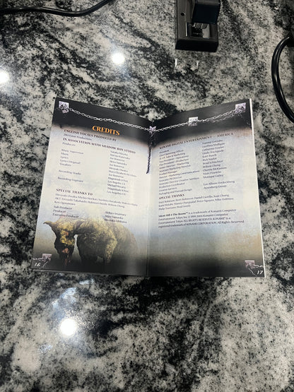 Silent Hill 4 The Room PS2 Custom Manual