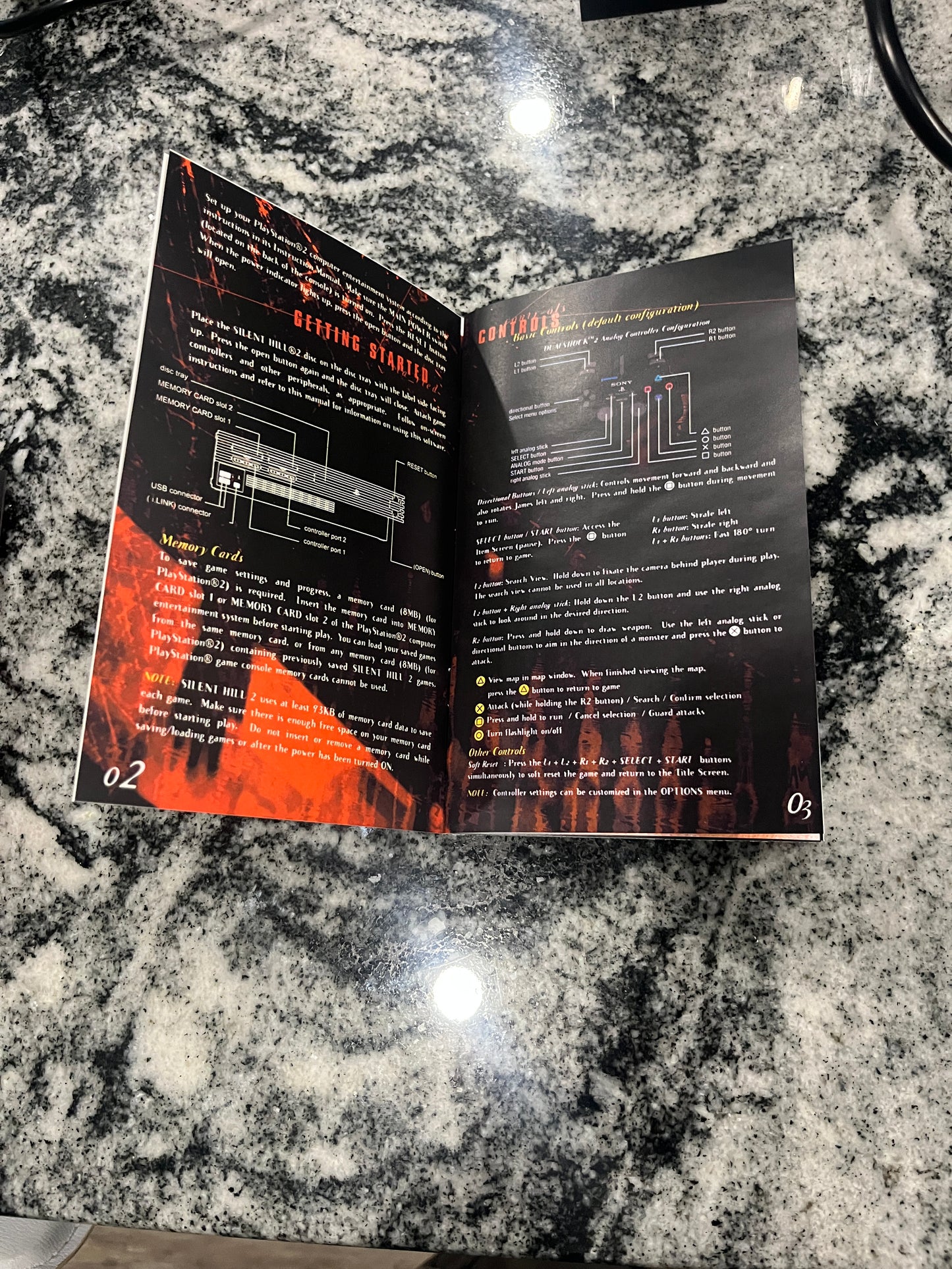Silent Hill 2 PS2 Custom Manual
