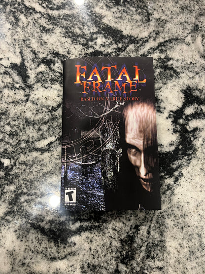 Fatal Frame PS2 Custom Manual