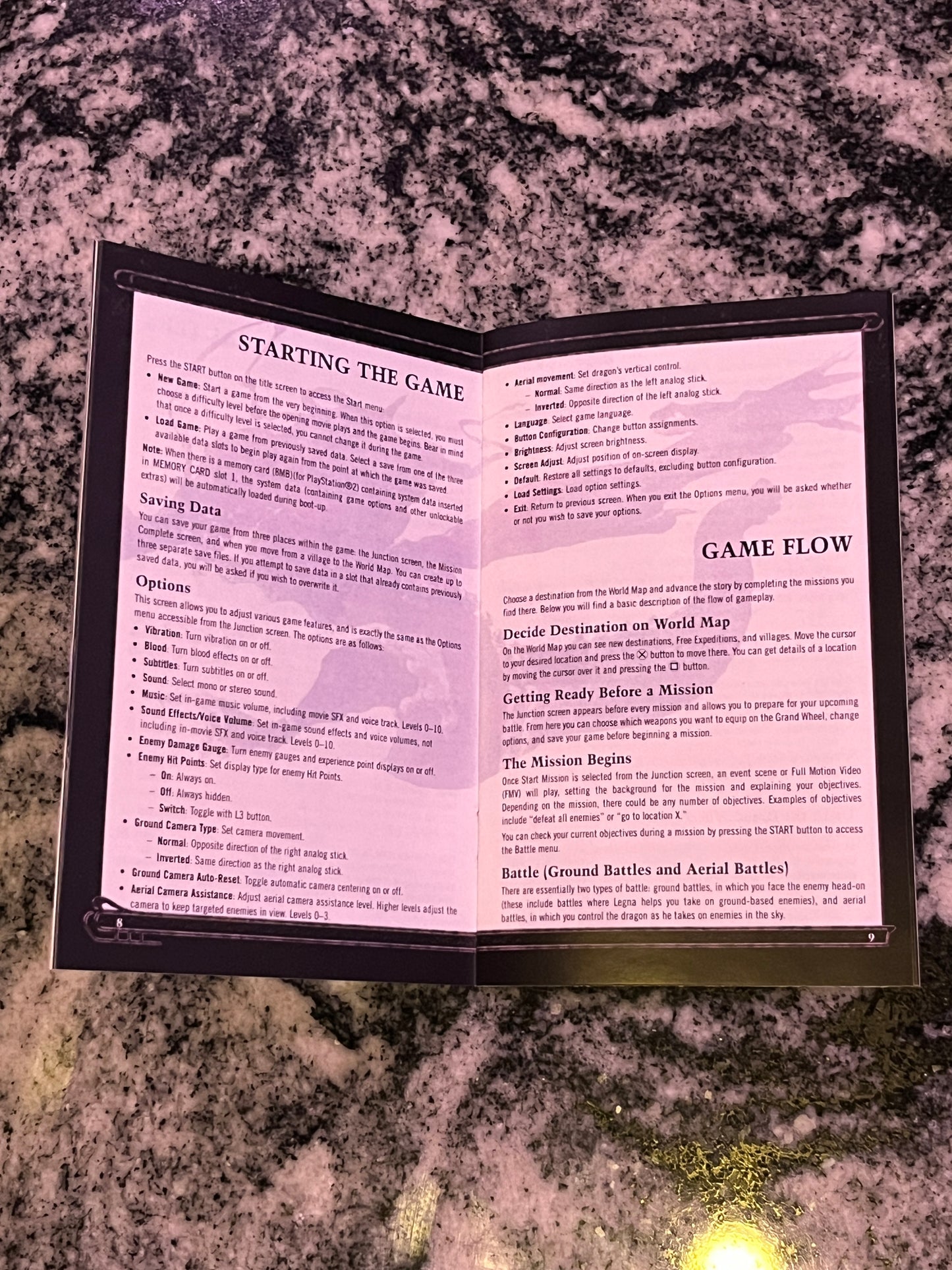 Drakengard 2 PS2 Custom Manual