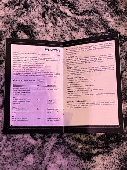 Drakengard 2 PS2 Custom Manual
