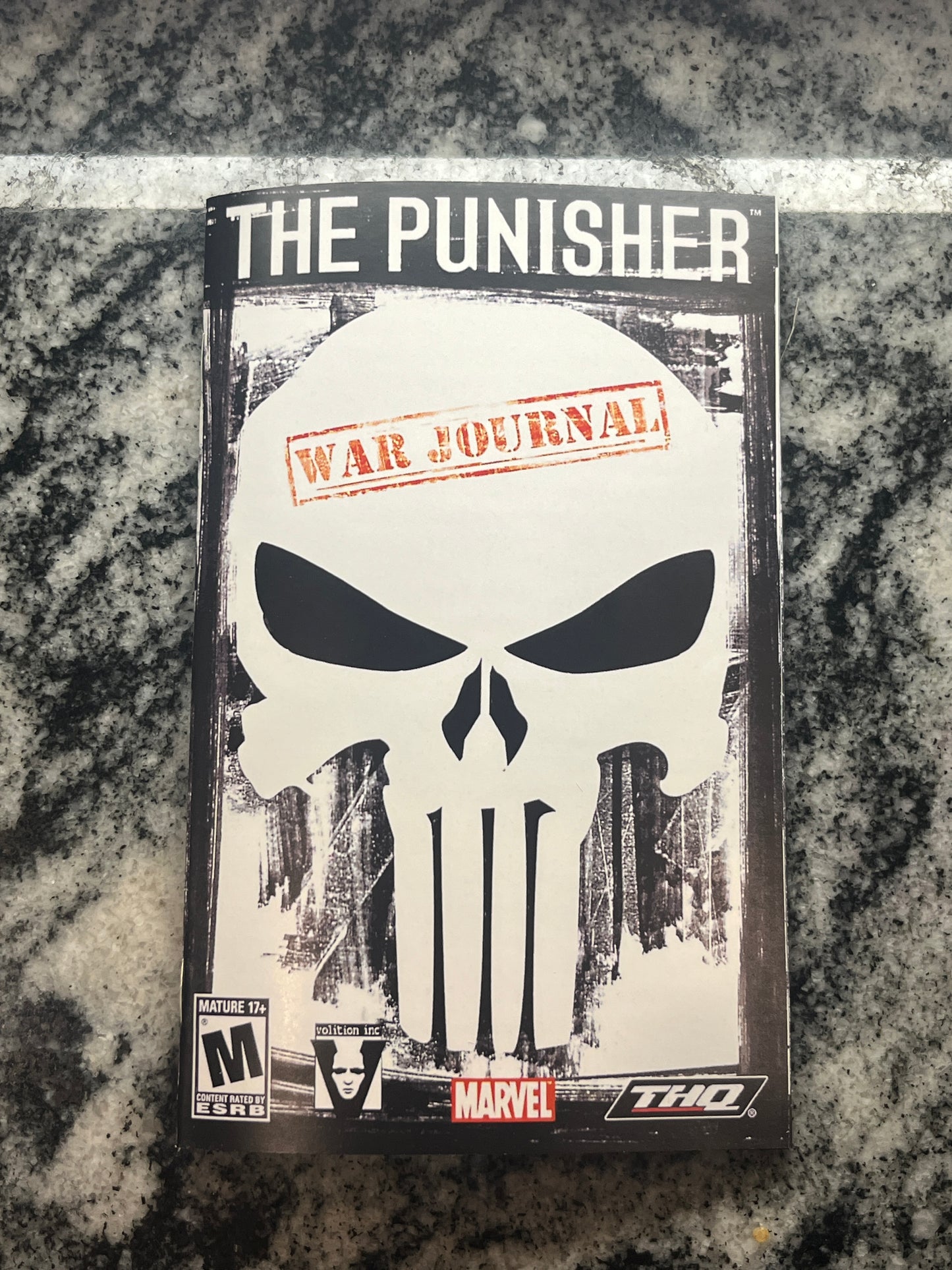 The Punisher PS2 Custom Manual
