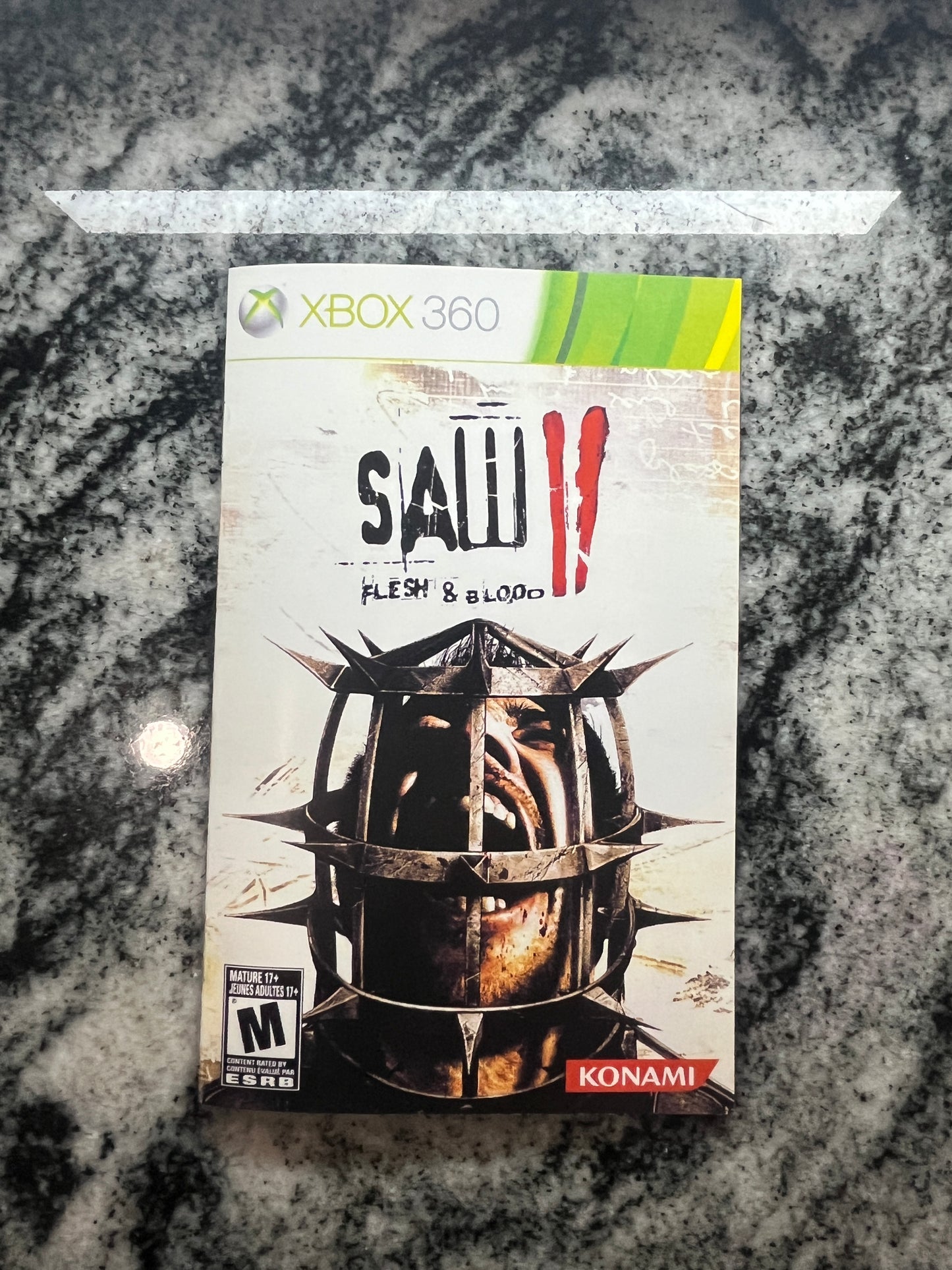 Saw 2 Xbox 360 Custom Manual