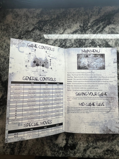 Onechanbara Bikini Samurai Squad Xbox 360 Custom Manual
