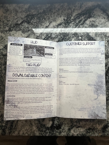 Onechanbara Bikini Samurai Squad Xbox 360 Custom Manual
