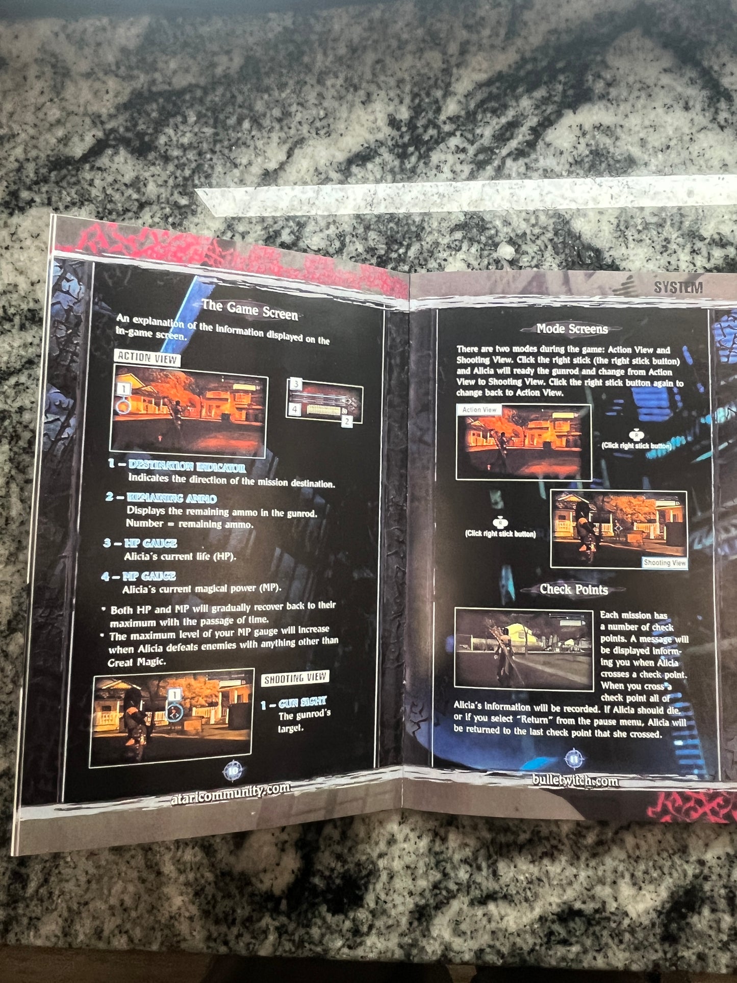 Bullet Witch Xbox 360 Custom Manual
