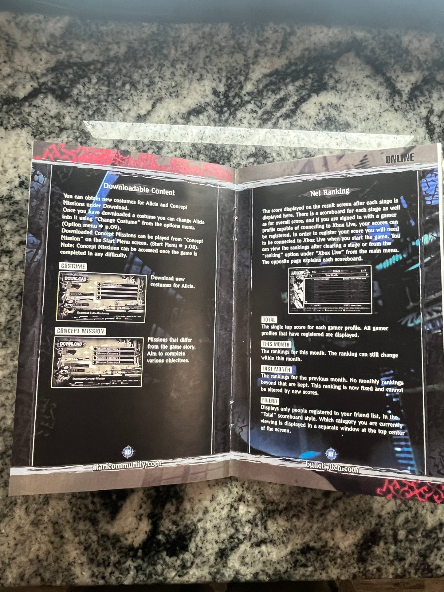 Bullet Witch Xbox 360 Custom Manual