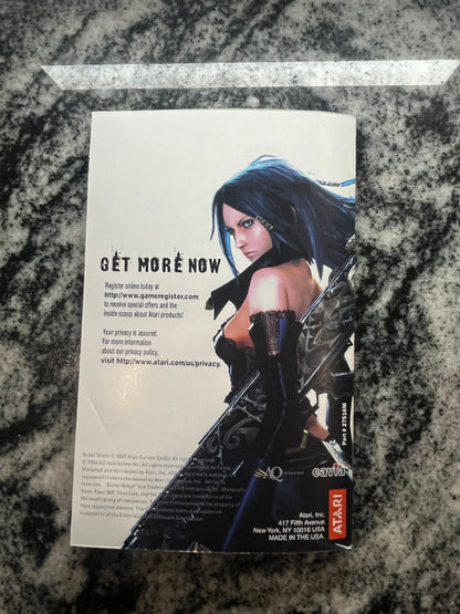 Bullet Witch Xbox 360 Custom Manual