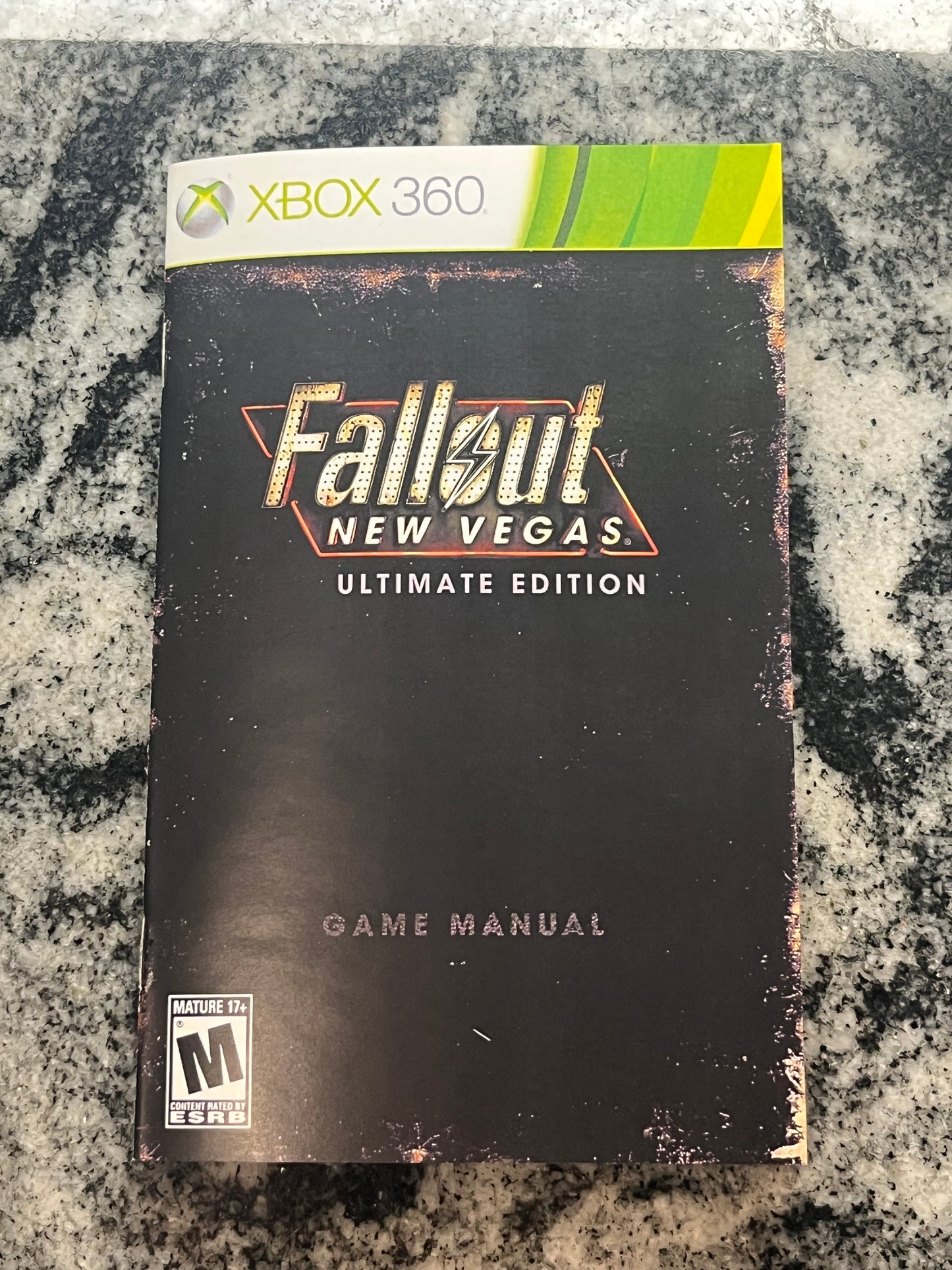 Fallout 3 Custom Game of the Year Edition Xbox 360 Custom Manual