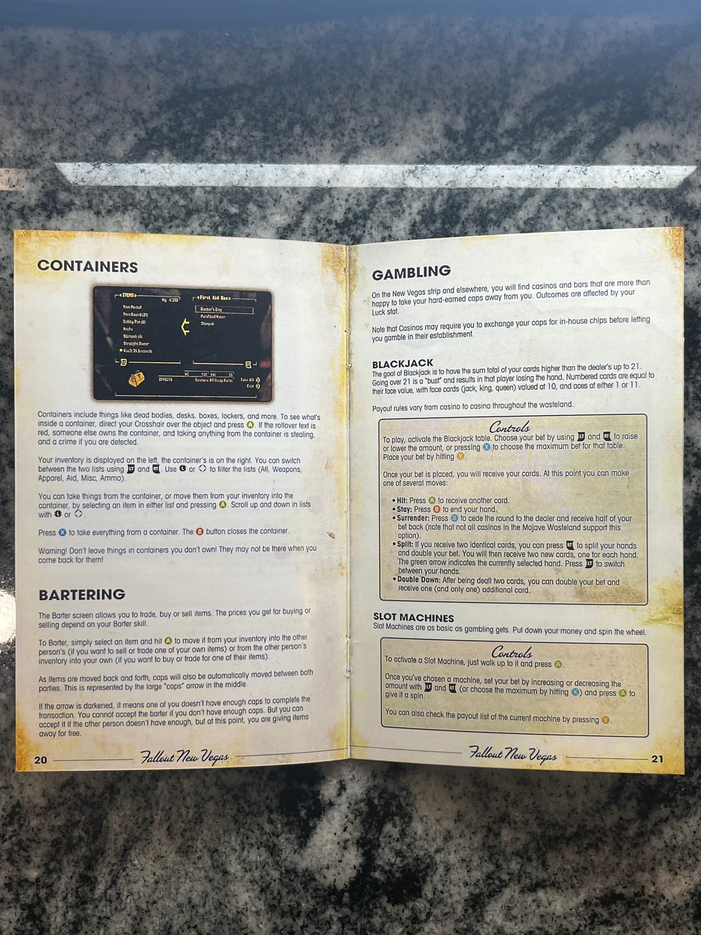 Fallout 3 Custom Game of the Year Edition Xbox 360 Custom Manual