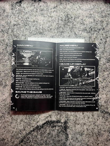 Spider Man Edge of Time Xbox 360 Custom Manual