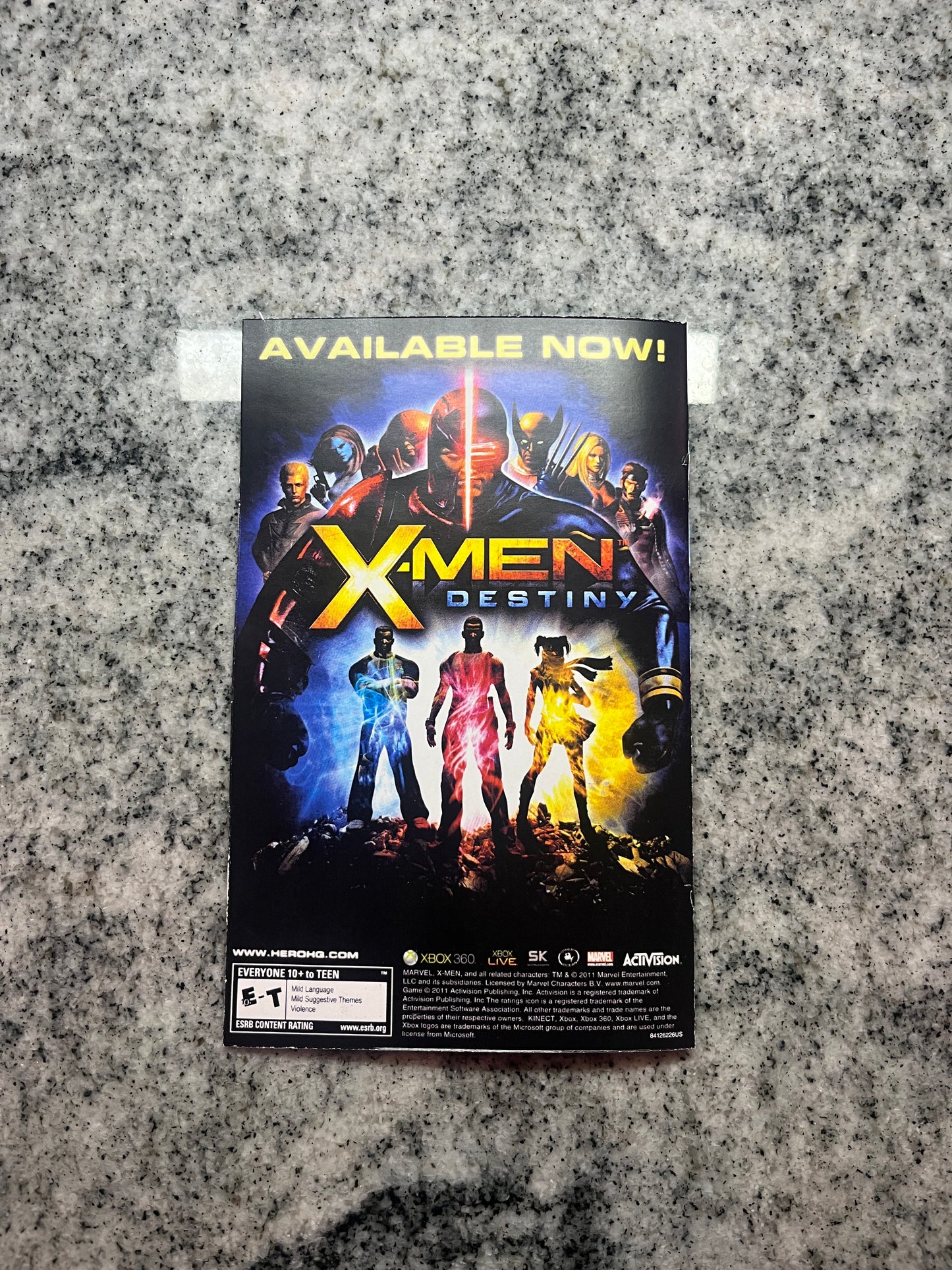 Spider Man Edge of Time Xbox 360 Custom Manual