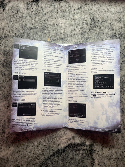 Resident Evil Outbreak file#2 PS2 Custom Manual