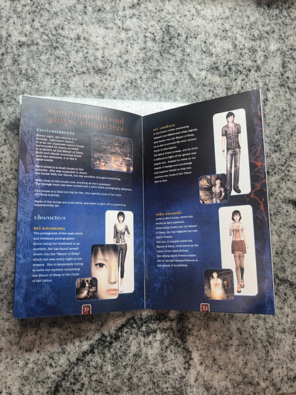 Fatal Frame 3 The Tormented PS2 Custom Manual