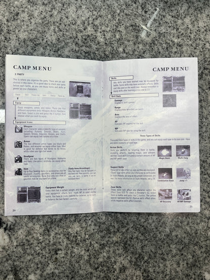 Stella Deus The Gates of Eternity PS2 Custom Manual