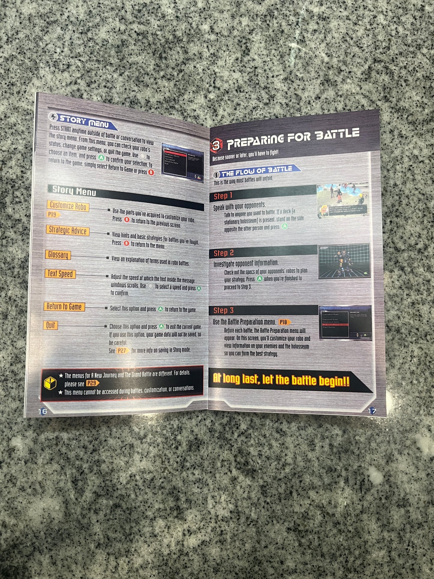 Custom Robo GameCube custom manual