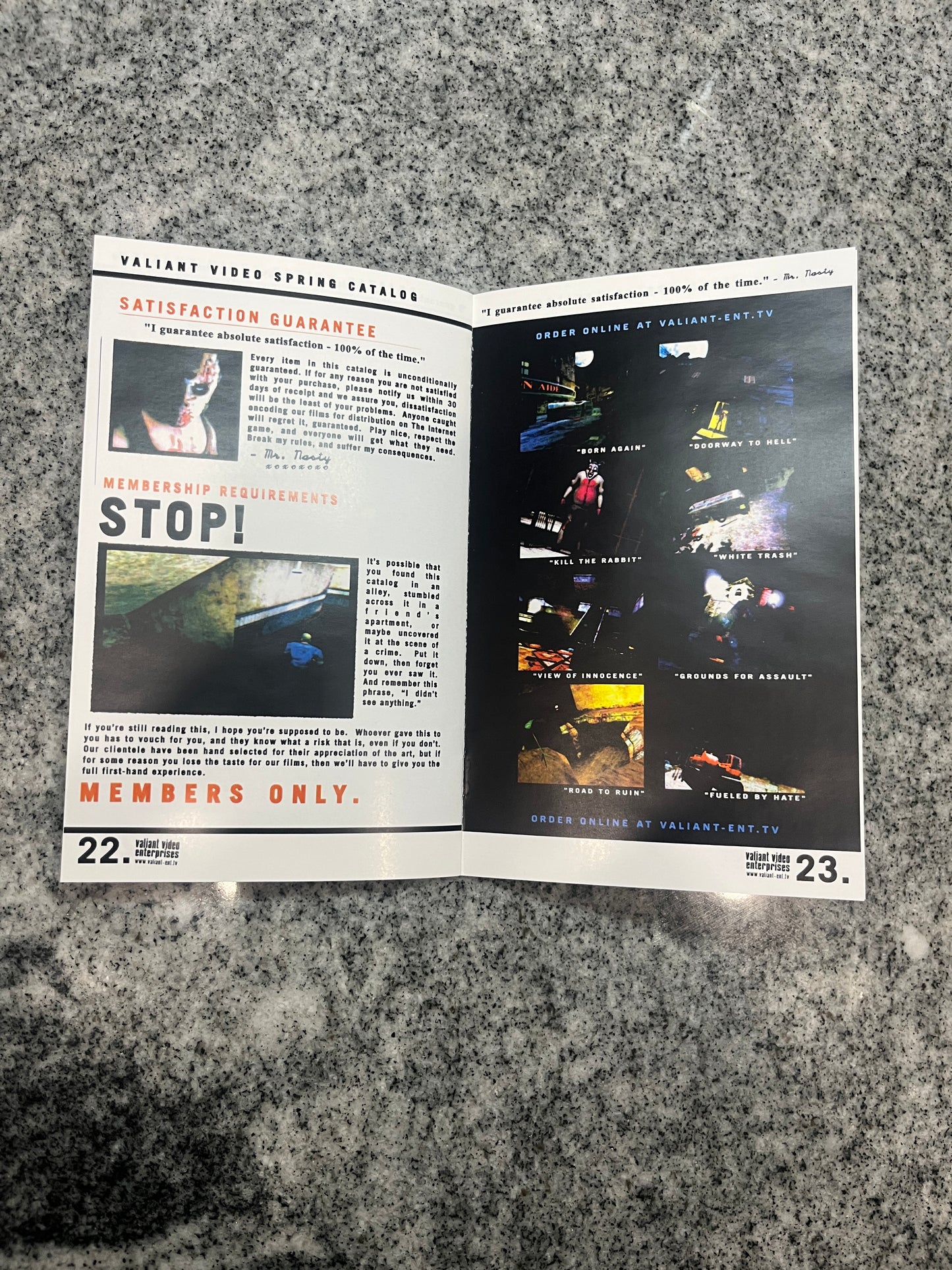 Manhunt PS2 Custom Manual