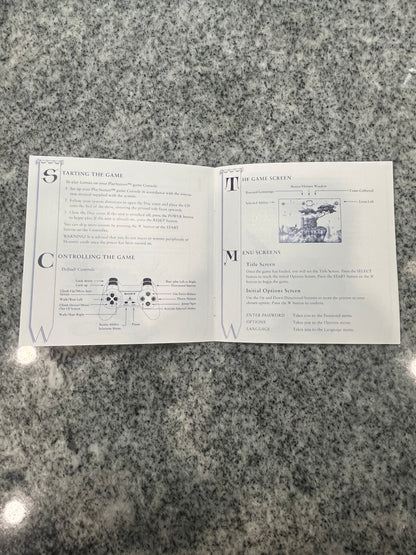 The Adventures of Lomax PS1 Custom Manual