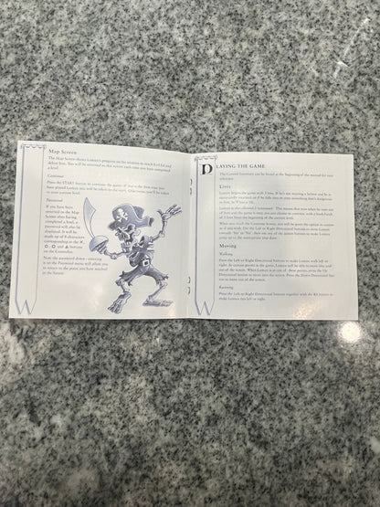 The Adventures of Lomax PS1 Custom Manual