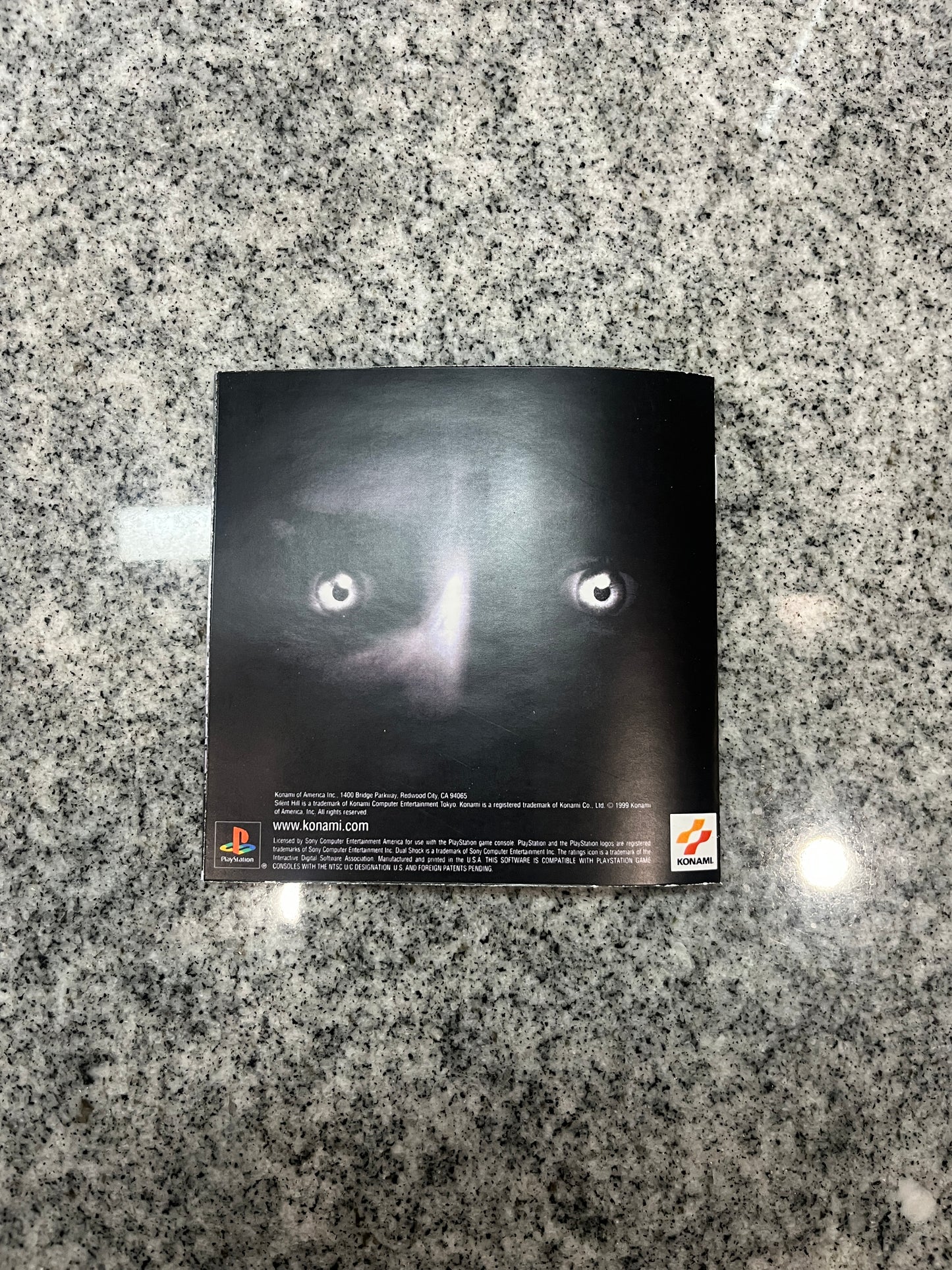 Silent Hill PS1 Custom Manual